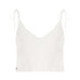 Beyaz keten crop bluz | yazlık bluz | Dor Raw Luxury