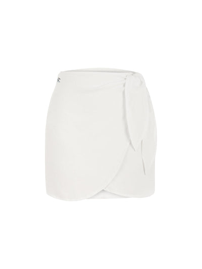 Cheese and Grapes Keten Etek - Beyaz