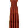 Runs Through My Mind Maxi Keten Elbise - Yeşil ürün detayı 10 | Dor Raw Luxury