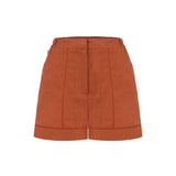 A Short Talk Keten Şort - Beyaz