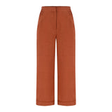 A Long Walk Keten Pantolon - Kiremit