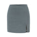 Kayrak Mavi mini keten etek | yazlık etek | Dor Raw Luxury