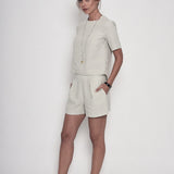 A Walk in Sintra Keten Şort - Lacivert