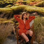 You've Come a Long Way Keten Bluz - Yeşil ürün detayı 3 | Dor Raw Luxury