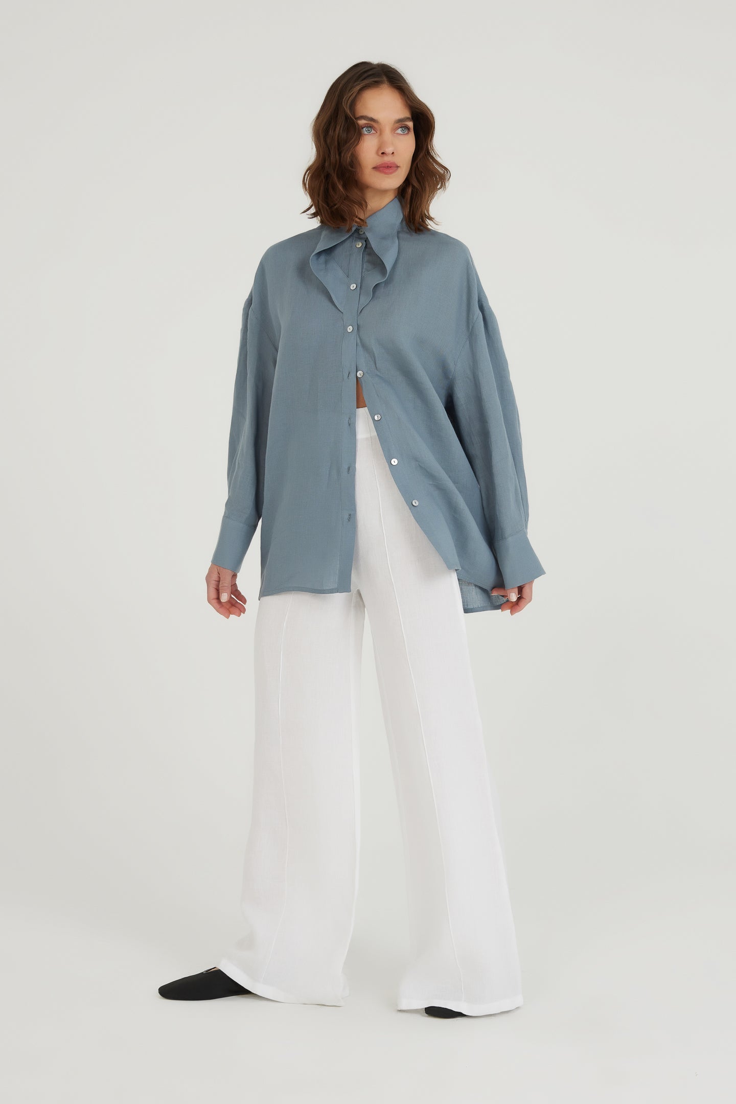Soulskin Keten Pantolon - Beyaz ürün detayı 16 | Dor Raw Luxury