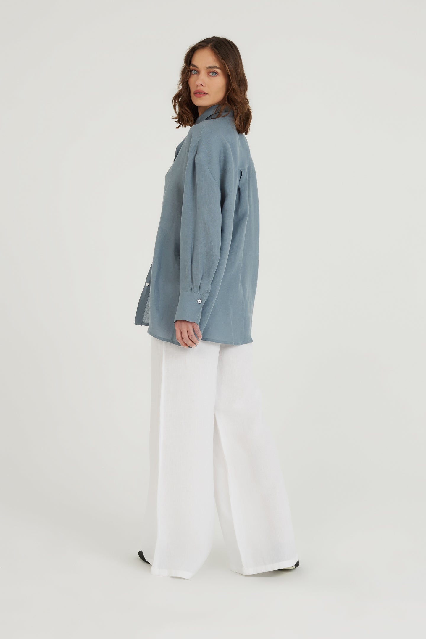 Soulskin Keten Pantolon - Beyaz ürün detayı 15 | Dor Raw Luxury