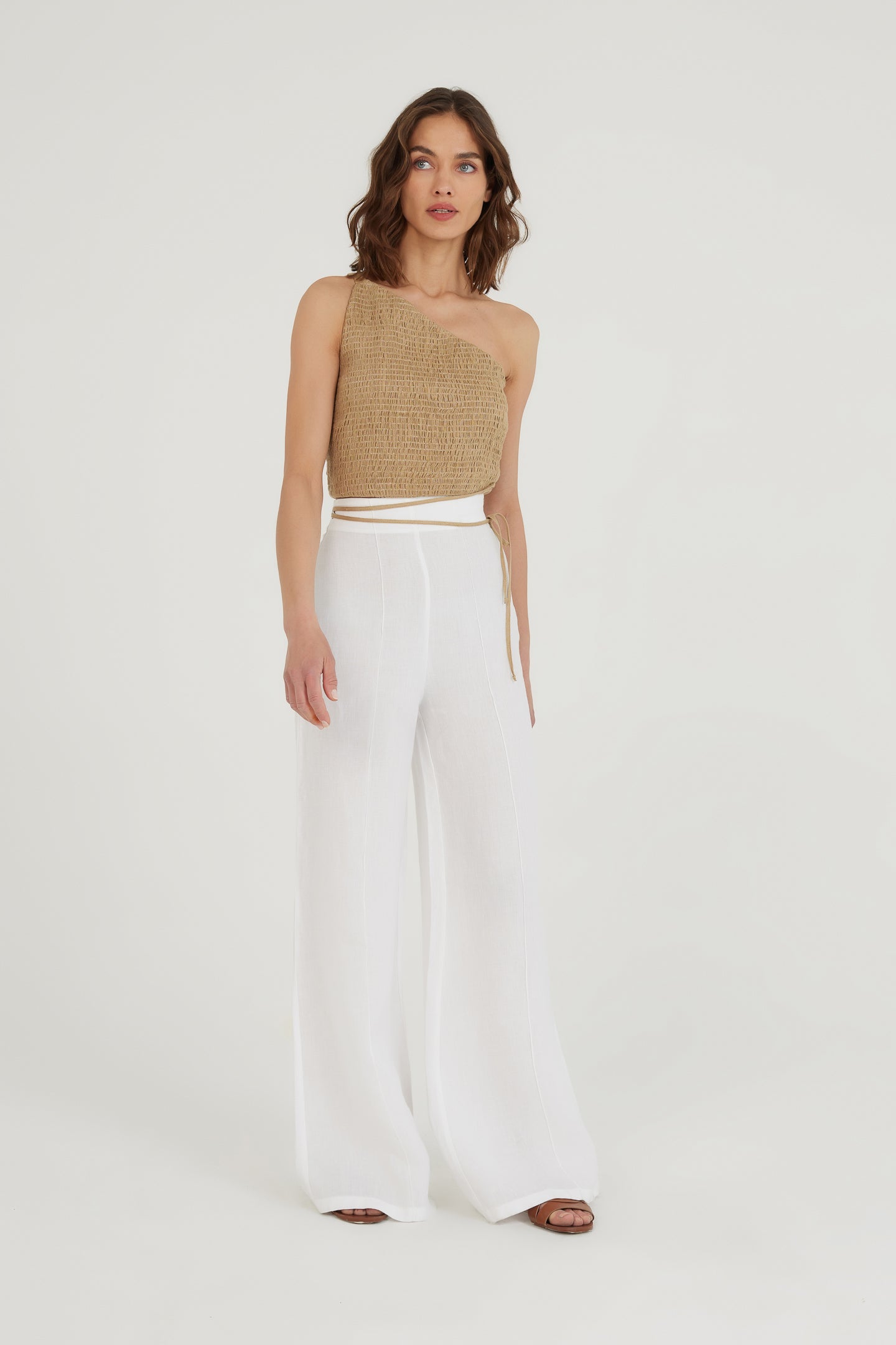 Soulskin Keten Pantolon - Beyaz ürün detayı 17 | Dor Raw Luxury