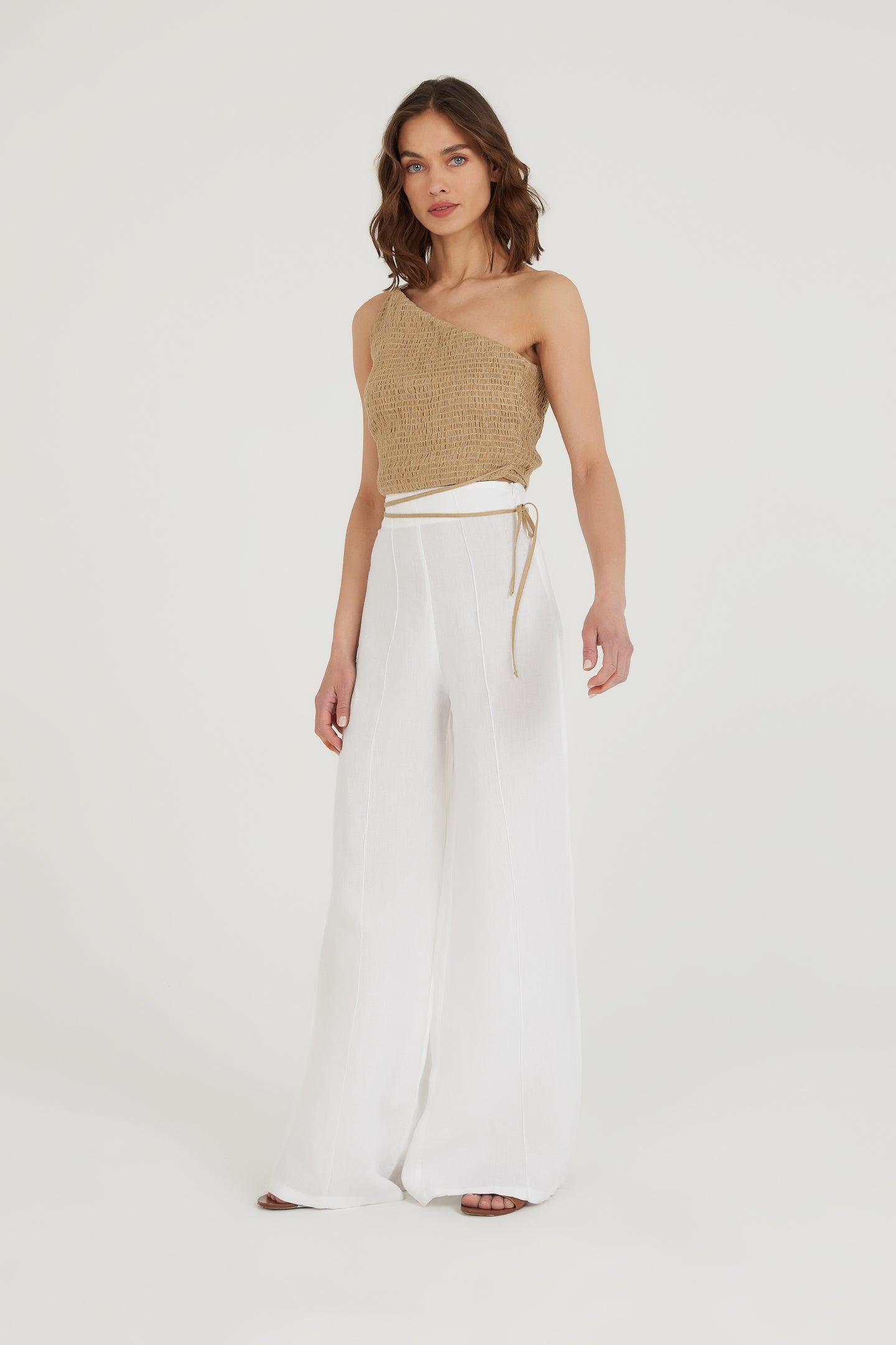 Soulskin Keten Pantolon - Beyaz ürün detayı 18 | Dor Raw Luxury