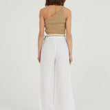 Think About It Keten Bluz - Beyaz