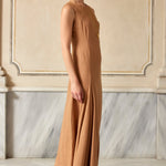 Tomorrow Keten Elbise - Camel ürün detayı 3 | Dor Raw Luxury