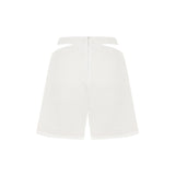Exhale Keten Şort - Beyaz