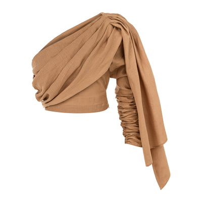 Random Luck Keten Bluz - Camel