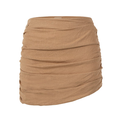 Parchment Keten Etek - Camel