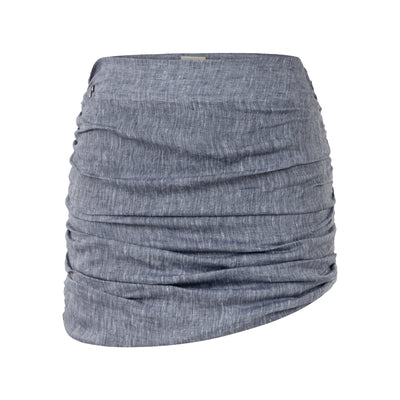 Parchment Keten Etek - Gri