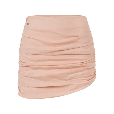 Parchment Keten Etek - Pembe