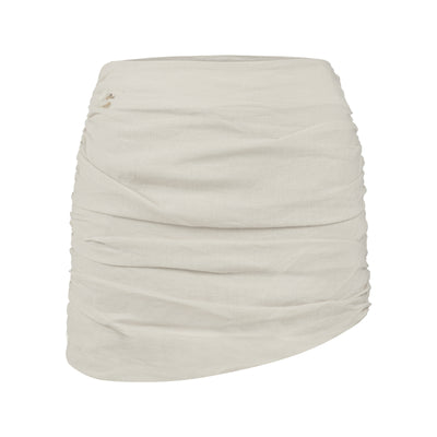 Parchment Keten Etek - Taş Rengi