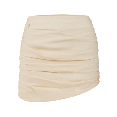 Parchment Keten Etek - Vanilya