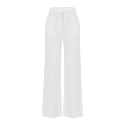 Today Keten Pantolon - Beyaz
