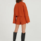 A Short Talk Keten Şort - Yeşil